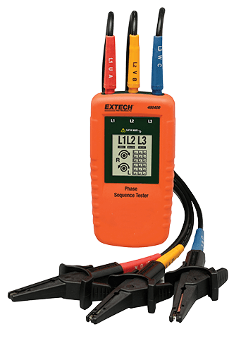 Extech 480403 Motor Rotation and 3-Phase Tester
