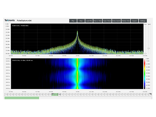 Tektronix DataVu-PC Record Analysis Software for Real-Time Spectrum Analyzers