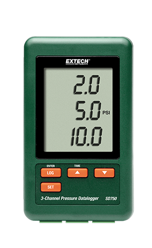 Extech SD750 3-Channel Pressure Datalogger