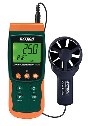 Extech SDL310 Thermo-Anemometer/Datalogger