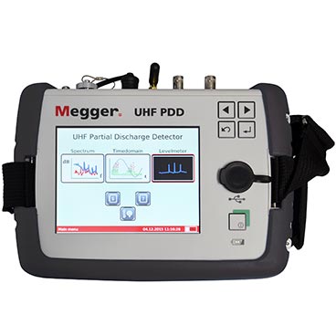 Megger UHF PD Detector Handheld Online PD Substation Surveying System