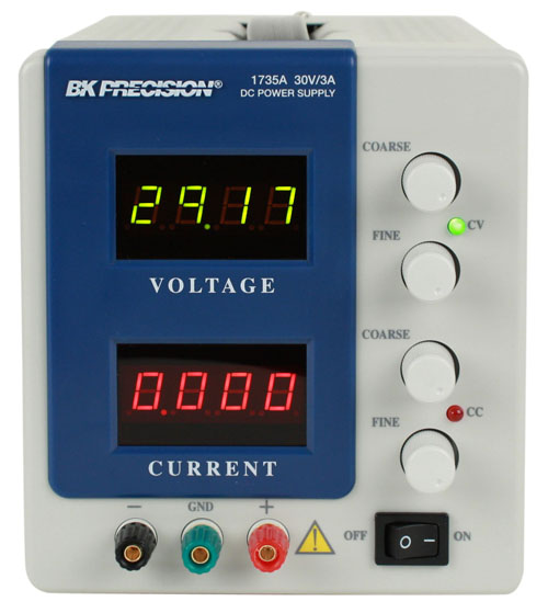 BK Precision 1735A  4 Digit Display DC Power Supply (0-30V, 0-3A)