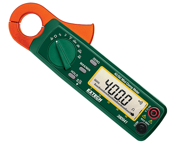 Extech 380947 400A True RMS AC/DC Mini Clamp Meter