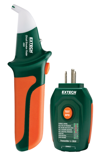 Extech CB20 Circuit Breaker Finder/Receptacle Tester