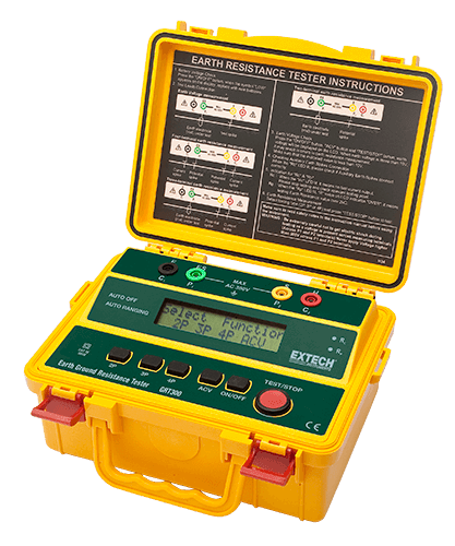 Extech GRT350 4-Wire Earth Ground Resistance/Resistivity Tester