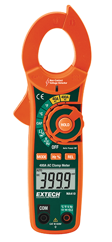 Extech MA410 400A AC Clamp Meter + NCV